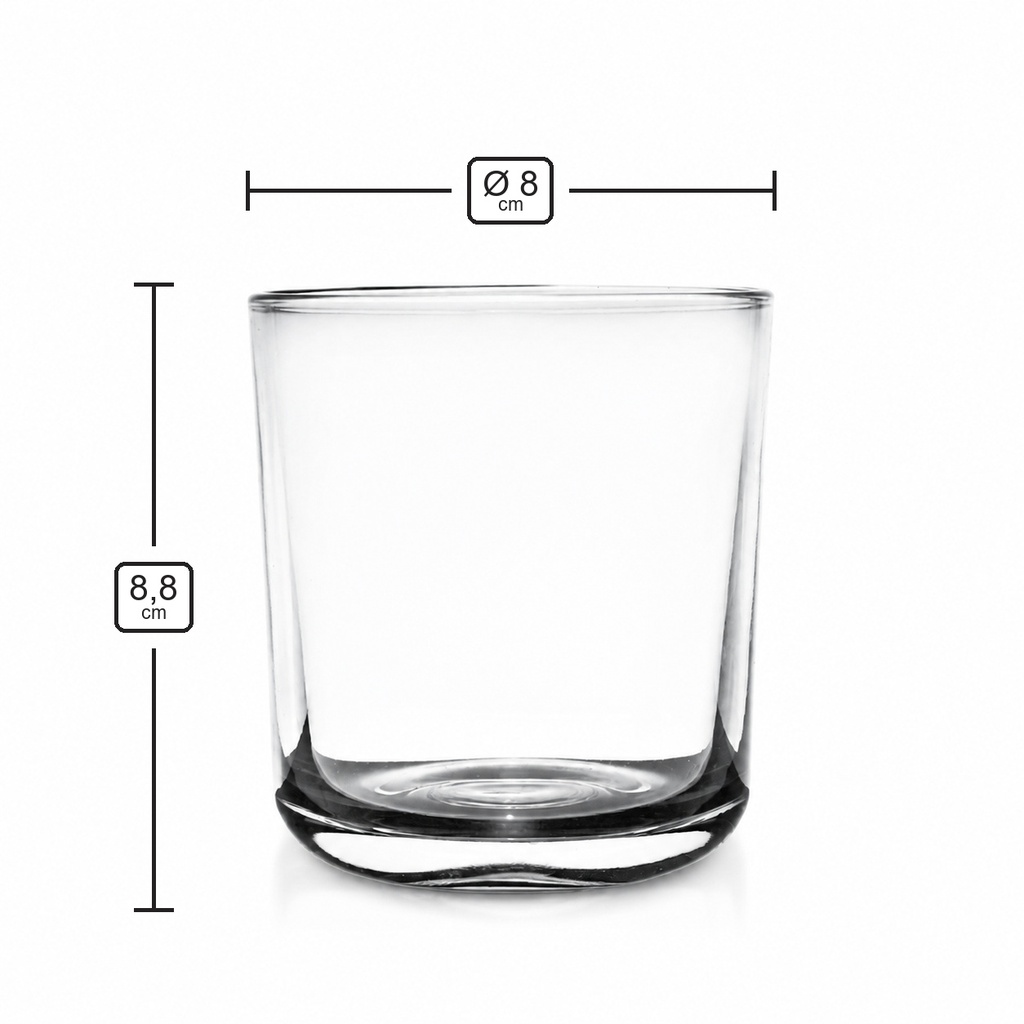 Szklo nielakierowane 260ml