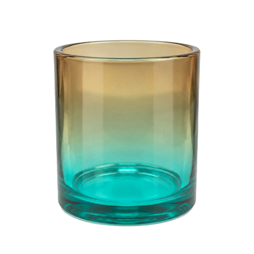 Szklo OMBRE pomaranczowo - niebieskie 400ml