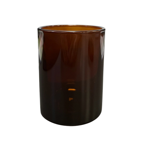 Szklo ciemny braz transparentny 280ml